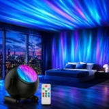 Proran LED Night Light Aurora Projector with Timer & Remote for $8.49