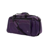 Protege 28″ Large U-Shape Polyester Purple Duffel Bag for $17