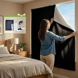 PTAZSCTC Black Out Window Cover Curtains 79×57 inches for $6.44