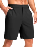Pudolla Men’s Casual Lightweight Stretch Shorts with 3 Pockets for $14