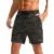 Pudolla Men’s Running Gym Shorts with Zipper Pockets for $12.79
