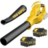 Pulituo 20V Cordless Electric Leaf Blower w/ 2x 4000mAh Batteries – $34.99 ($69.99 Original)
