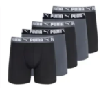 PUMA Men’s 5-Pack Performance Boxer Briefs Now $17, Save 73% $17.00