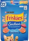 Purina Friskies Seafood Sensations Dry Cat Food 22-Lbs for $16