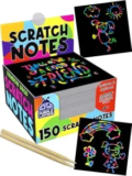 150-Count Purple Ladybug Scratch Art Mini Notes for $5.59