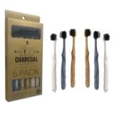 6-Pack Pursonic Charcoal Toothbrushes with Eco-Friendly Handles for $2.99