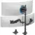 Putorsen 49″ Adjustable C-Clamp Triple Monitor Mount – $73.99