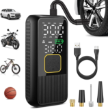 Pwperry 150PSI 12V Smart Portable Tire Inflator with Digital Pressure Gauge for $19.99