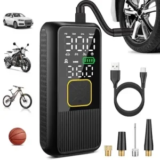 Pwperry Tire Inflator Portable Air Compressor – $20