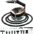 Qijiaa 1500W Handheld Steam Cleaner with 18 Accessories for $34.99