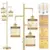 QiMH 68″ Industrial Stepless Dimmable Tree Floor Lamp with 3 LED Bulbs for $35