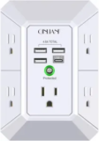 QINLIANF 5-Outlet Power Strip with 3 USB-A and 1 USB-C Ports for $8.99