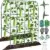 Qinzave U-Shape Metal Cucumber Trellis for Raised Bed – Now $16.09