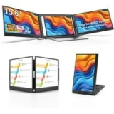 QQH 15.6″ Dual Screen 1080p IPS Laptop Screen Extender for $239.99