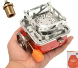 QUALIALL Camping Single Burner Stove for $9.99