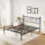 Classic Metal Platform Bed Frame with Headboard for $79.99