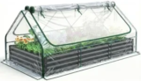 Quictent 8′ x 4′ Galvanized Steel Raised Garden Bed for $80