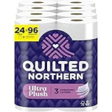 Quilted Northern Ultra Plush 24 Mega Rolls Toilet Paper for $17.98
