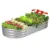Rakukiri Oval Raised Garden Bed 60x29x11 in. for $16.99