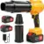 Raxone 21V Brushless Motor Electric Cordless Leaf Blower with 2 x 4.0Ah Batteries for $35.39