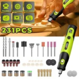 Rechargeable Cordless Electric Mini Drill Grinder Tool Kit for $27.99