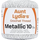 Red Heart Metallic Crochet Thread – 10 for $2.25