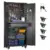 Reemoon Garage Storage Cabinet with Wheels and Doors for $153