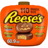Reese’s Assorted Peanut Butter Halloween Candy Bowl – 110 Count for $24.97