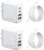 Rekna 40W 4-Port USB-C Wall Charger 2-Pack for $7.99