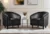 2-Pack Renwick Modern Upholstered Accent Chairs in Black Velvet for $157