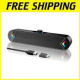 RGB Computer Speakers Now $54.59 – 40% Off Original Price of $90.99