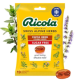 Ricola Sugar-Free Cough Drops with Menthol, 19 Count – Now $2.73