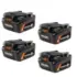 Cordless Rotary Hammer Drill SDS+ with 2x 19500mAh Batteries – $124.66