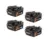 Ridgid 18V 6.0Ah Lithium-Ion Battery 4-Pack – $299.00