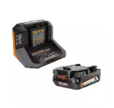 Ridgid 18V Lithium-Ion 2.0Ah Battery Starter Kit – $34 $34.00