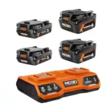 RIDGID 18V Starter Kit with 2Ah Battery Now $169.00