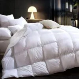 Rifens 90″x90″ 3D Baffle Box Real Down Comforter for $47.99