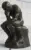 Rodin Thinker Sensual Male Bronze Sculpture Figurine for $74.50