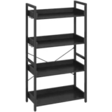 Rolanstar 4-Tier Bookshelf with Hooks for $45