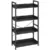 Rolanstar 4-Tier Bookshelf with Hooks for $45