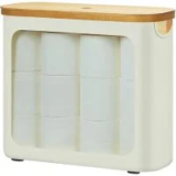Rosos Toilet Paper Storage with Bamboo Lid for $11.99