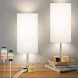 2-Pack ROTTOGOON 12.8” Dimmable Touch Table Lamps for $29