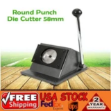 58mm Round Punch Die Cutter for Graphic Paper – Now $64.23