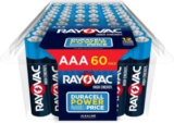 60-Count Royovac AAA Alkaline Batteries $9.61 at Amazon