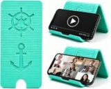 RRopen Anti-Slip Foldable Aluminum Silicone Phone Stand for $9.99