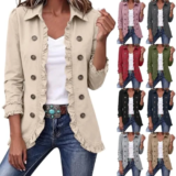 Ruffle Open Front Cardigans Now $16.99, Originally $56.99