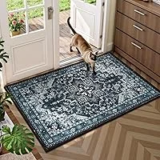 Rugflix 2ft x 3ft Washable Entryway Rug with Rubber Backing for $17.99