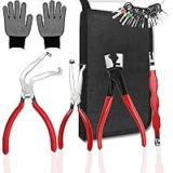 Ruinaer 5-Piece Electrical Disconnect Pliers Set with Gloves for $10.99