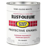 Rust-Oleum Stops Rust Semi-Gloss White Enamel Paint 2-Pack for $19.48