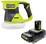 RYOBI ONE+ 18V Cordless 6 in. Two Speed Random Orbit Buffer for $49.97 with Free Battery